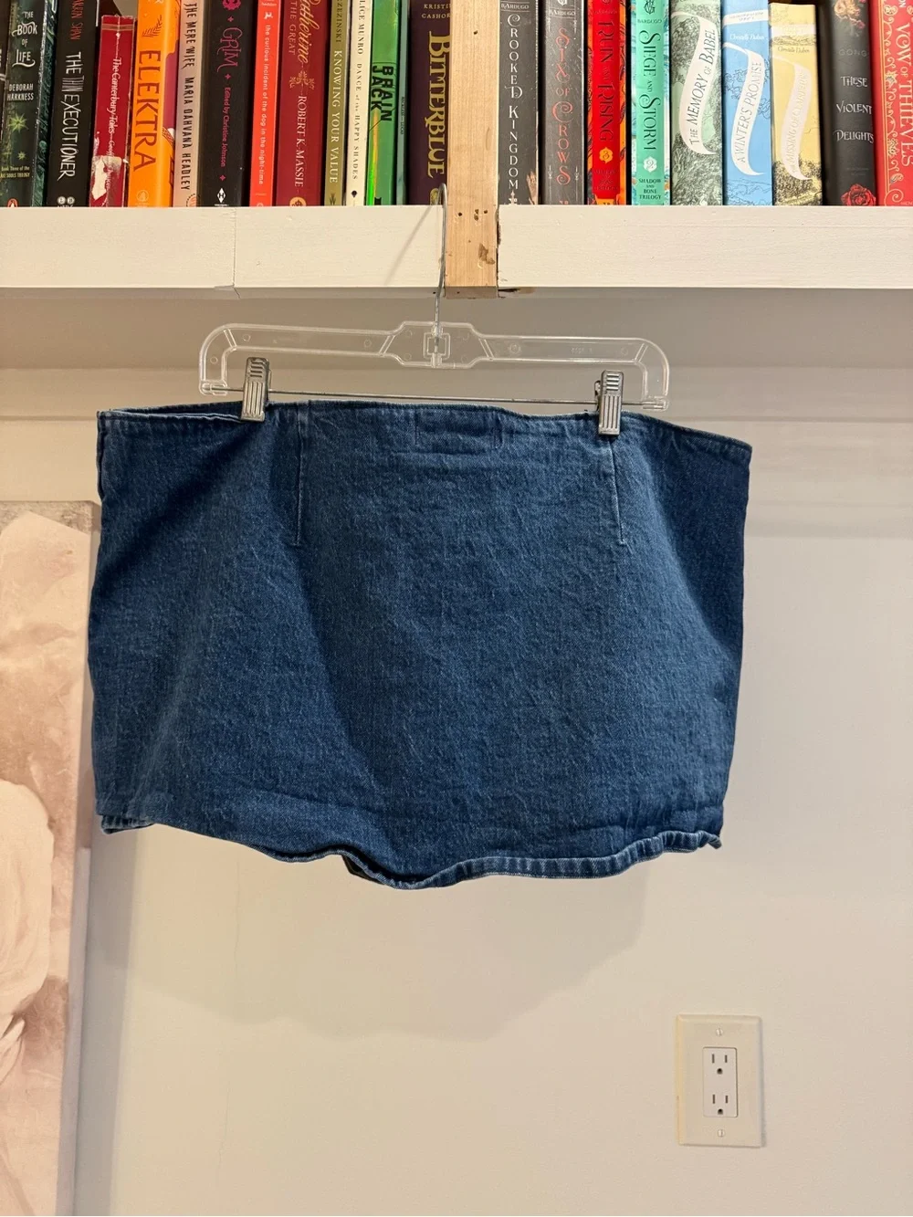 Abercrombie & Fitch Indigo Denim Mini Skort